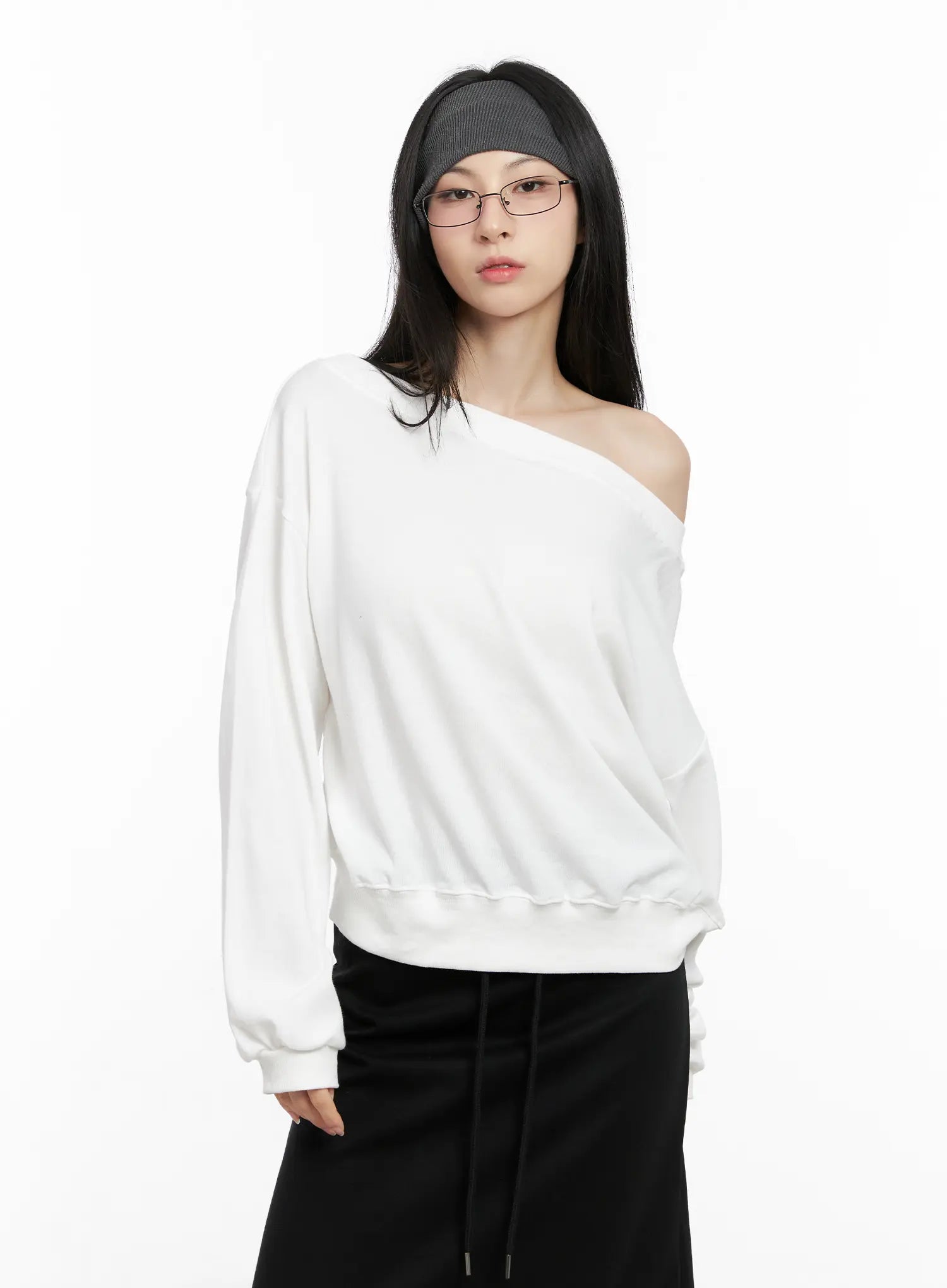 Casual Off-Shoulder Sweatshirt CG522