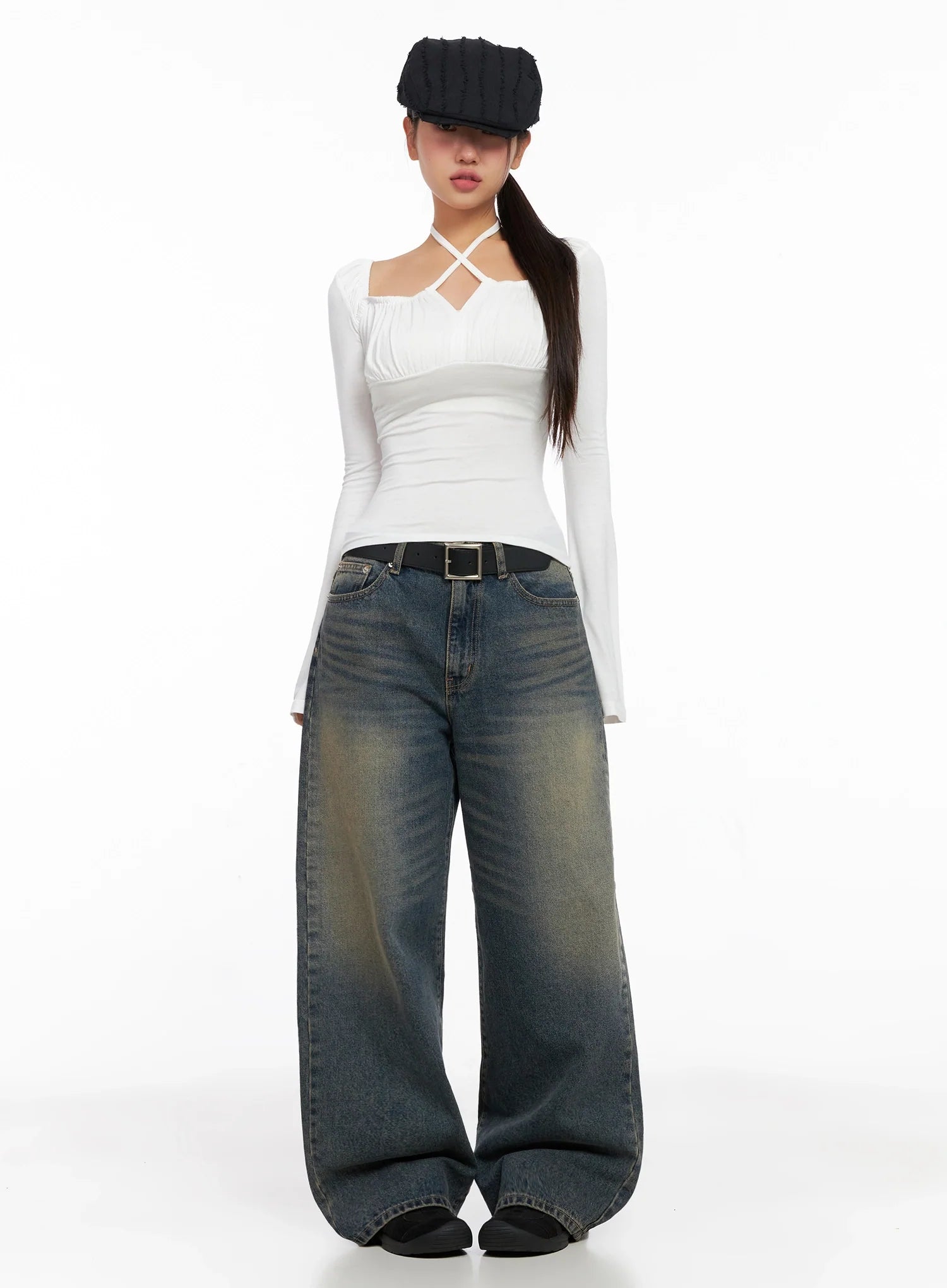 Maisie Vintage Wide-Leg Jeans IG528
