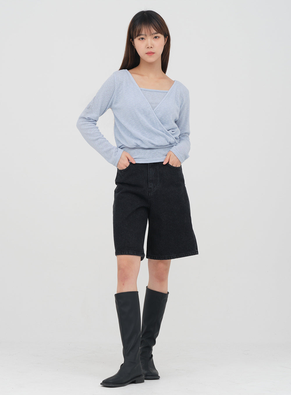 Wrap Knit and Cami Set #OU-A2412017