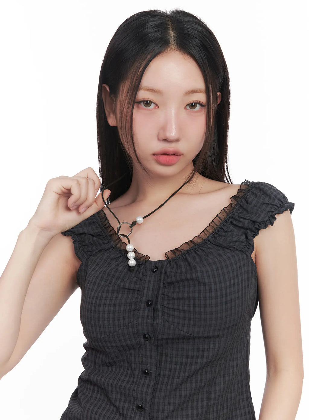 Circle Pendant Necklace CU516