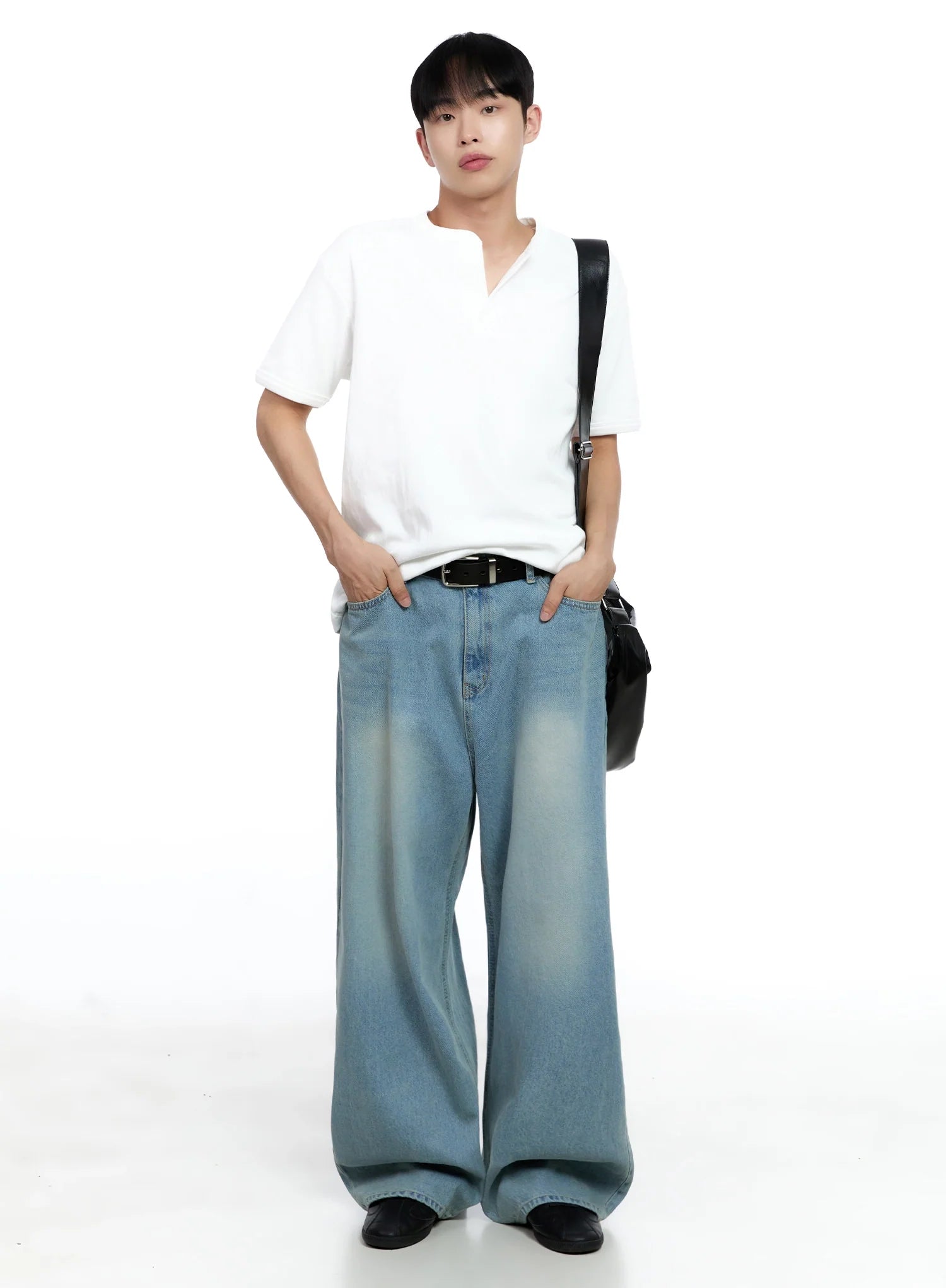 Men's Cotton Henley Tee IG520