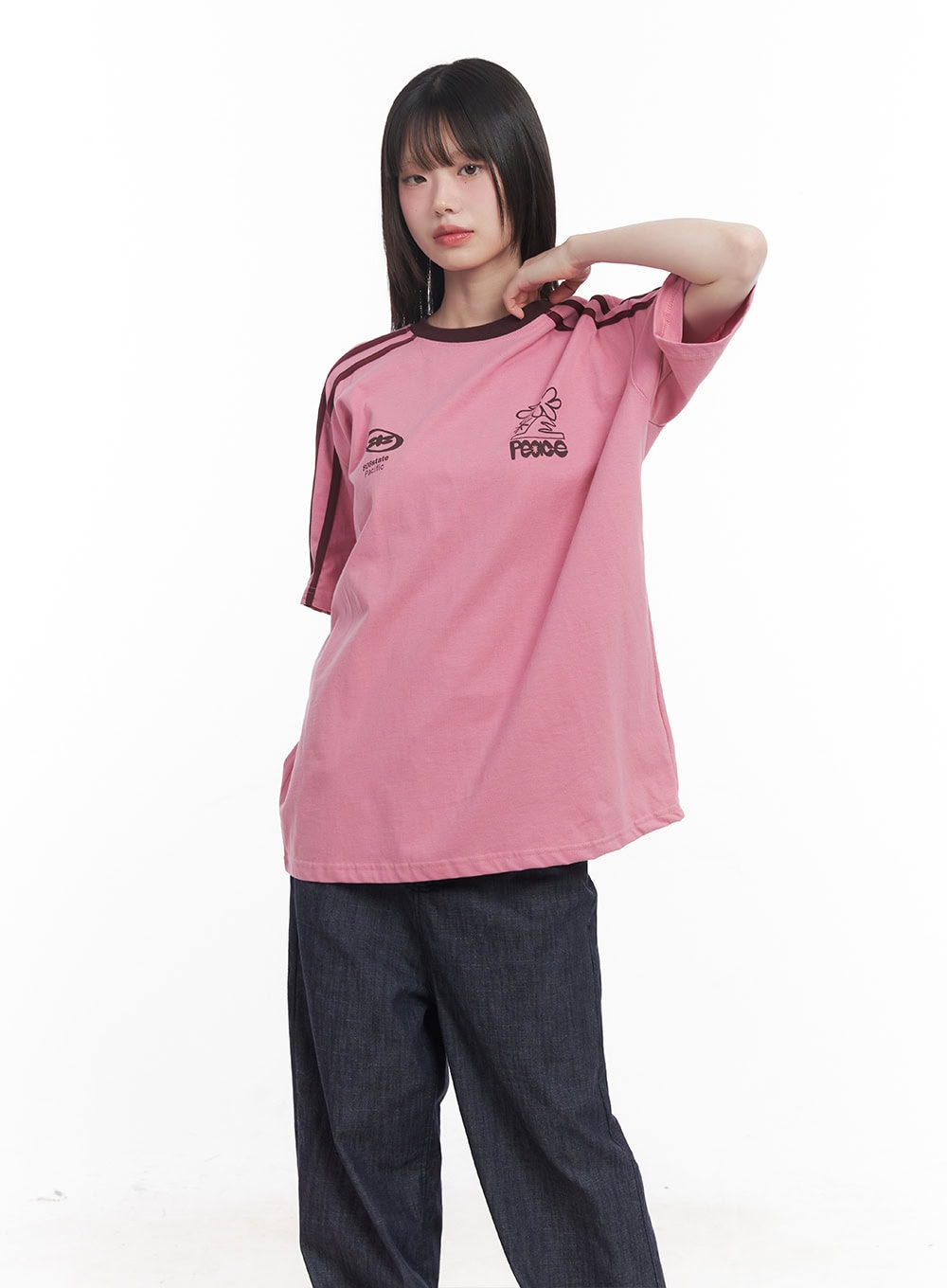 Oversized Graphic Tee CU506