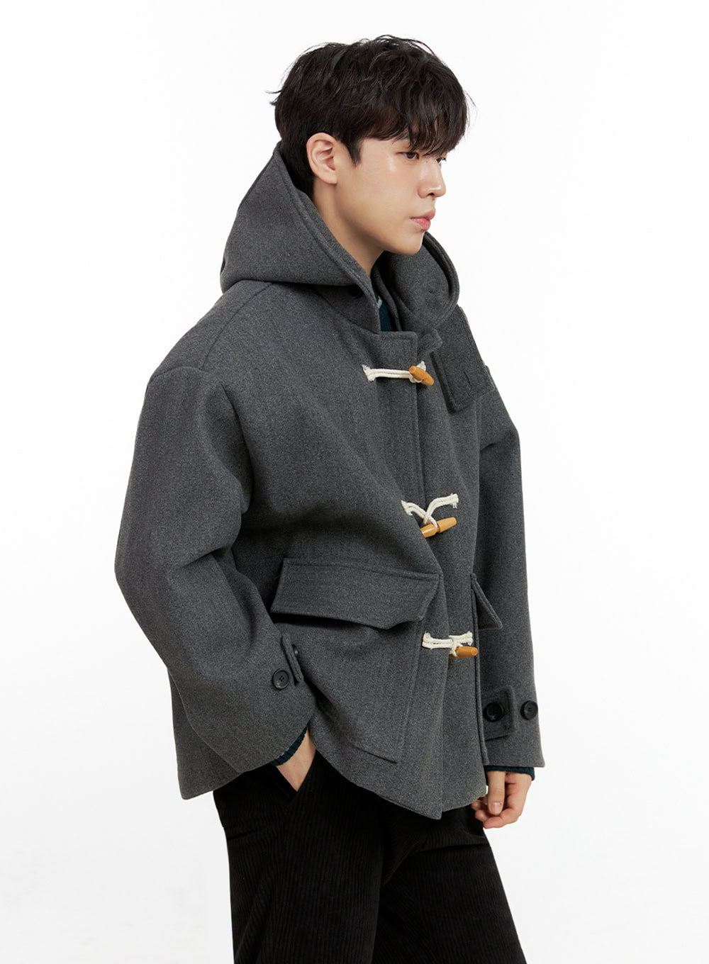 Men's ComfyChill Polyester Hoodie Coat IN422