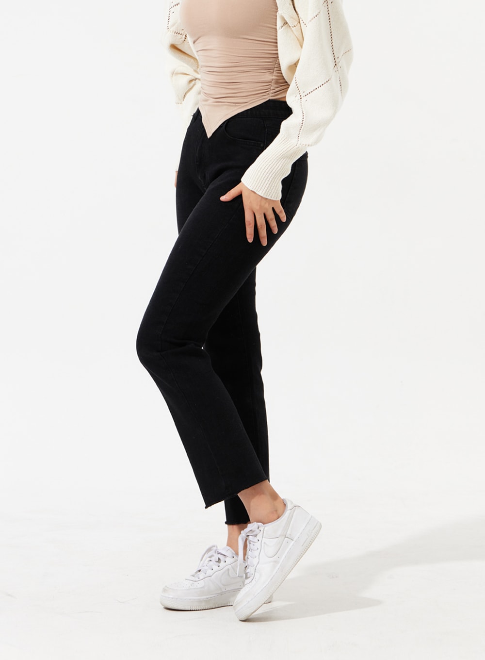 Ankle Cotton Jeans IM306