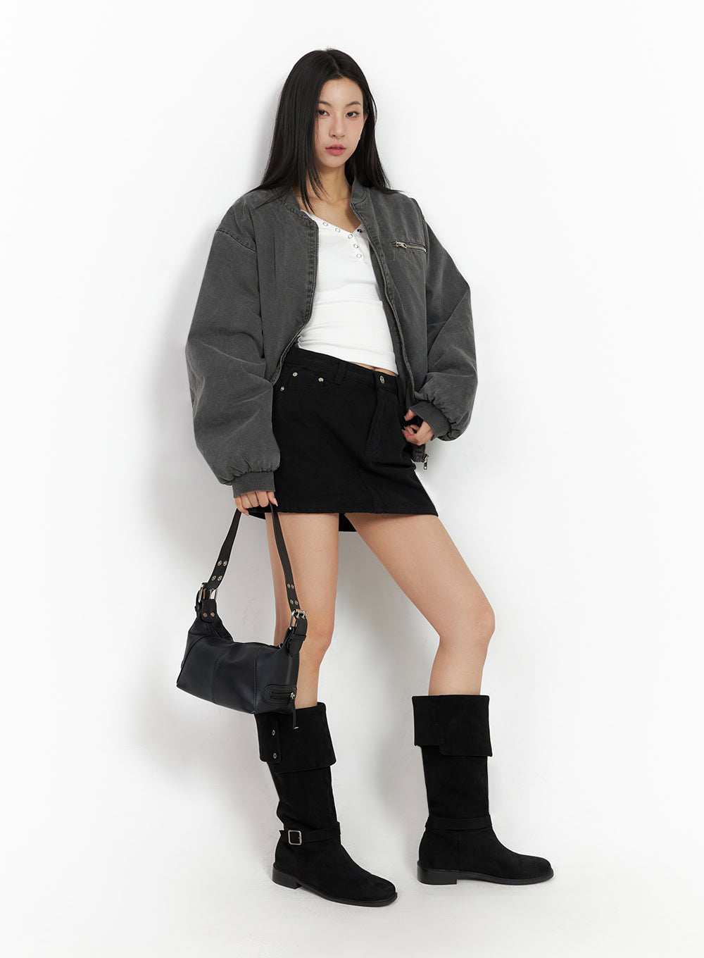 Urban Oversized Bomber Jacket ID431