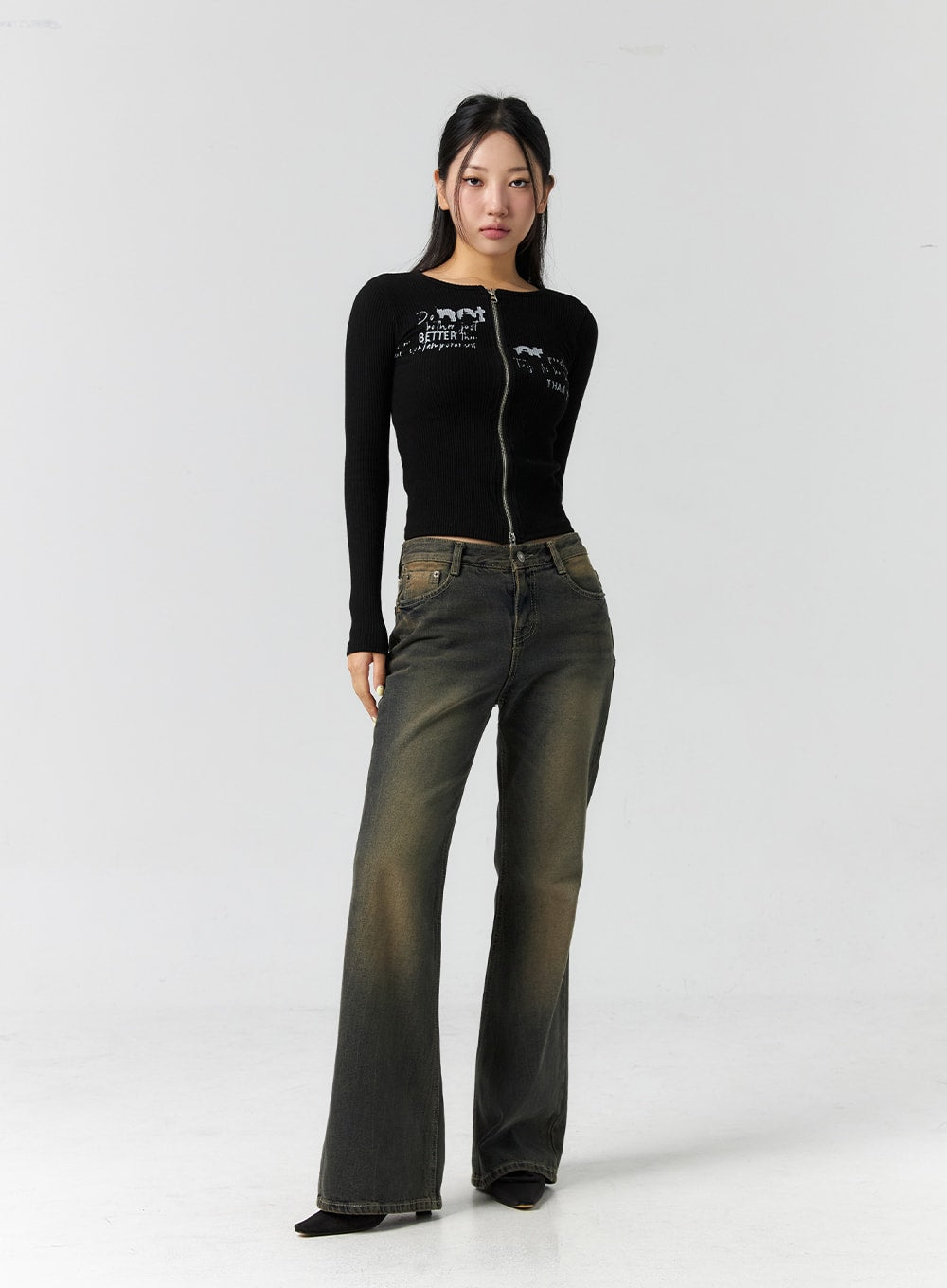 Faux Leather Slingback Heels CS303