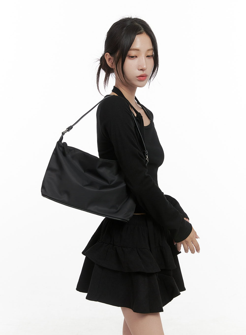 Classic Nylon Shoulder Bag CS430