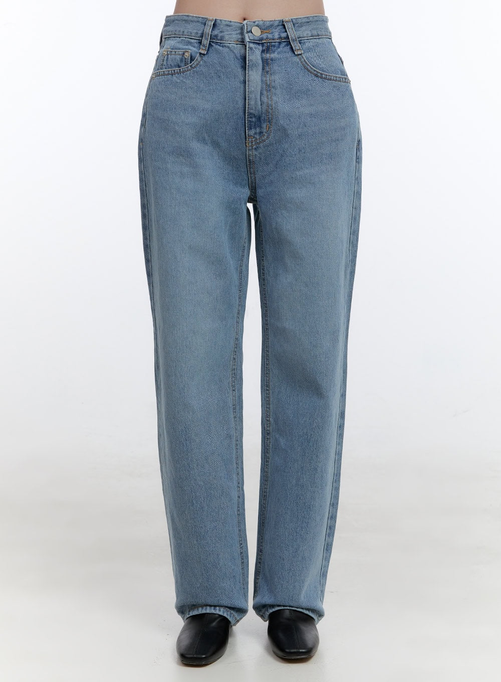 Clara Denim Daze Washed Straight Jeans OO407
