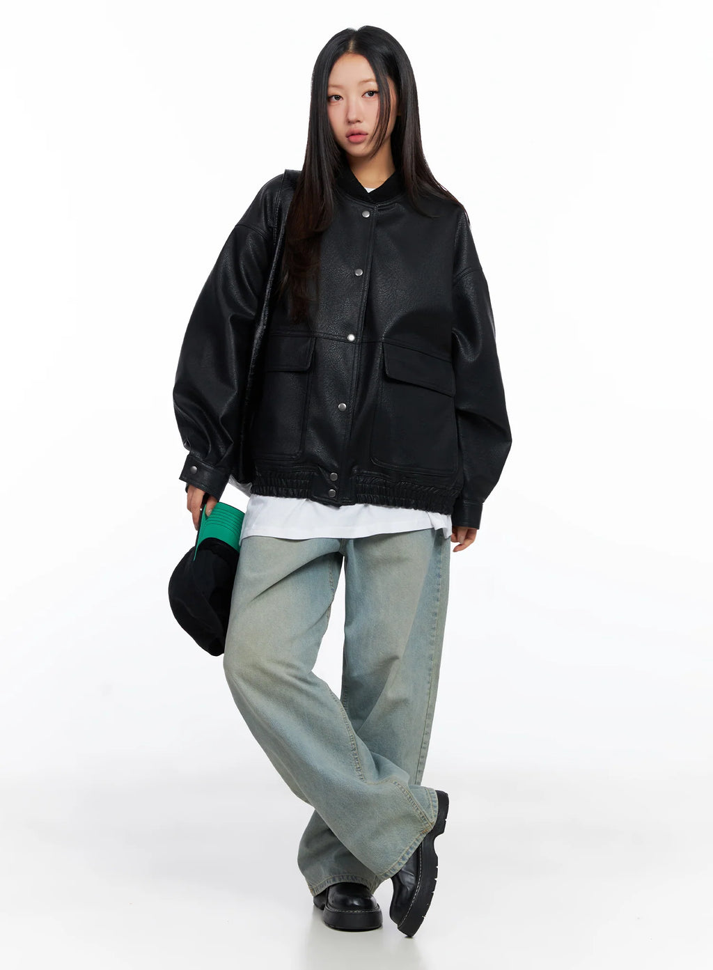 Remi Washed Baggy Jeans CO515