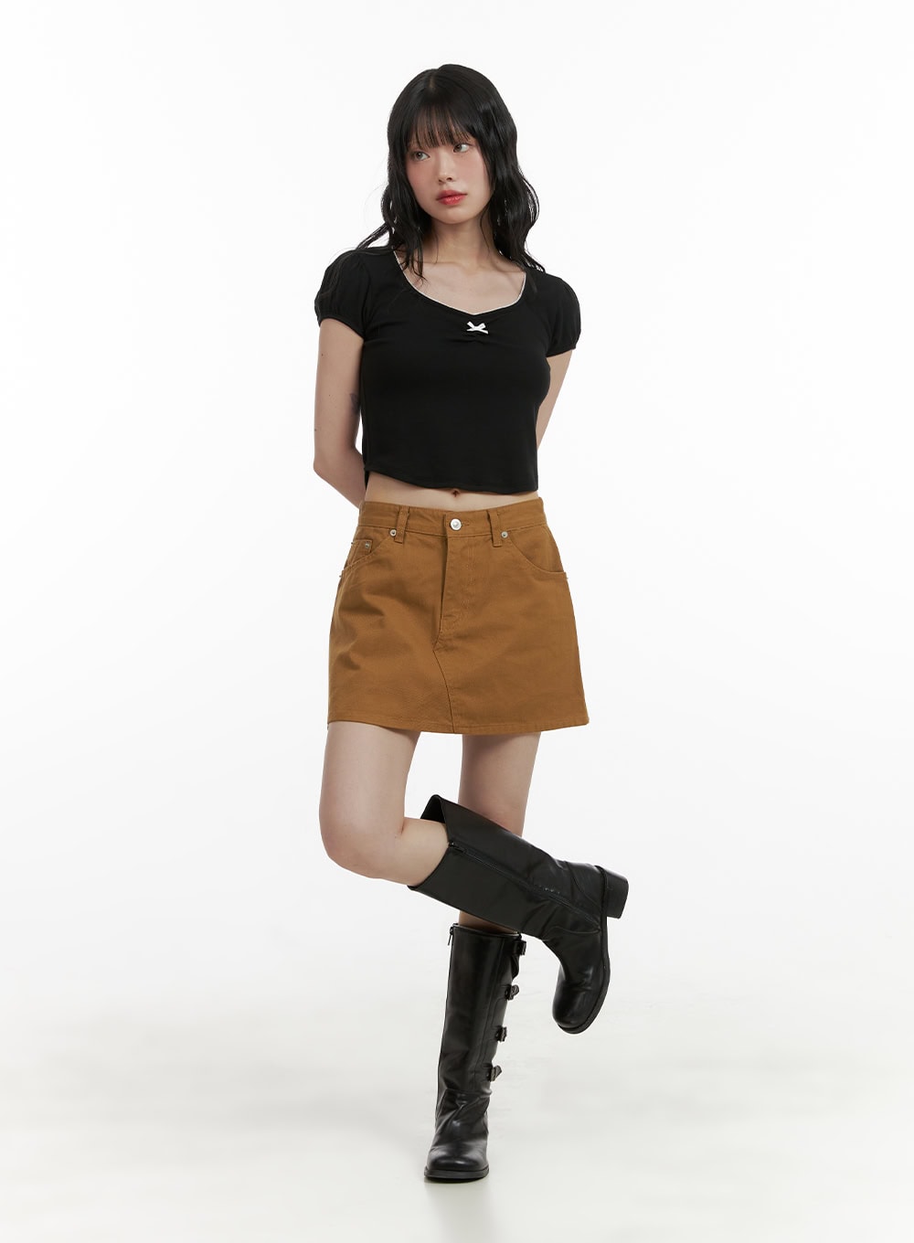 Cotton Mini Skirt CU410