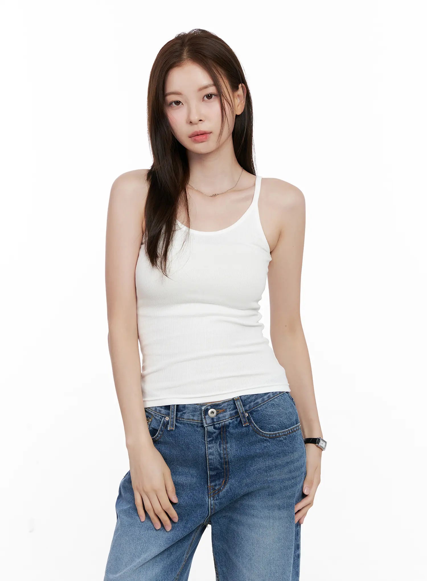 Essential Ribbed Tank Top CL523
