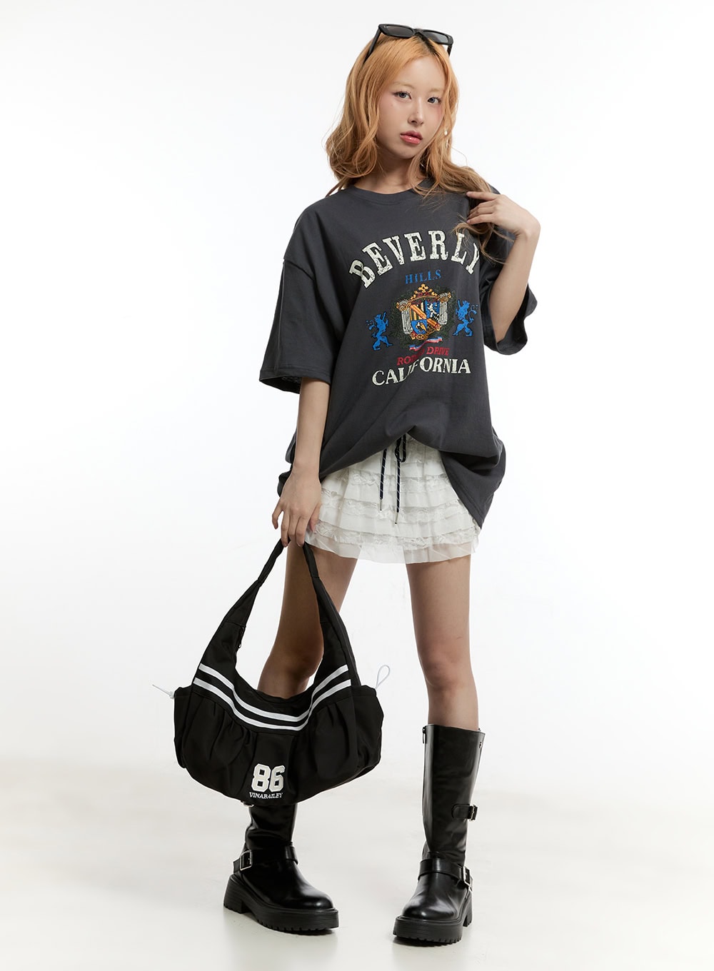 Beverly Graphic Oversize T-Shirt CY501