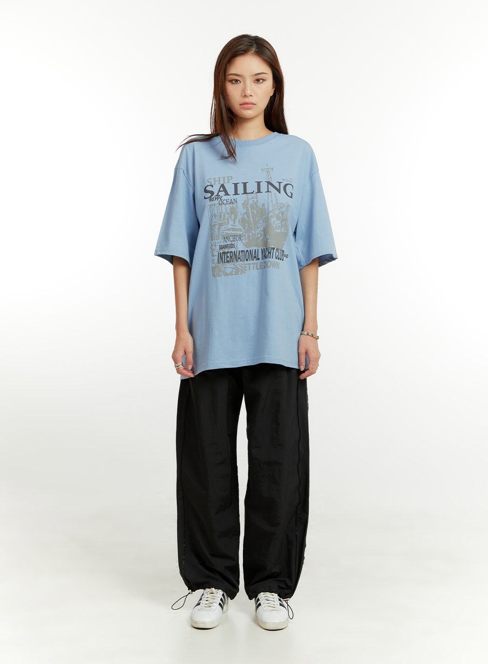 Solid Parachute Pants CU421