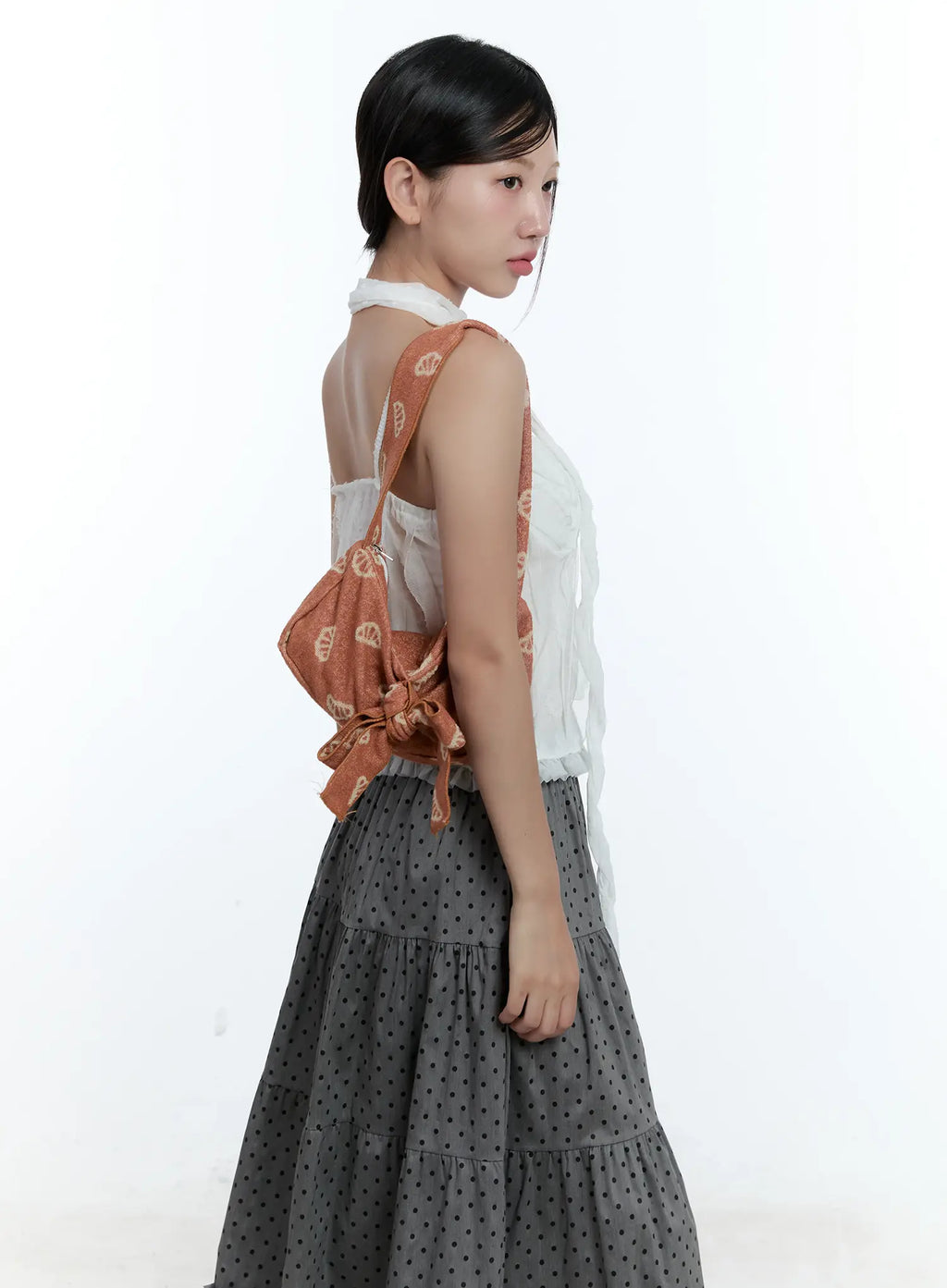 Cute Pastry Ribbon Shoulder Bag CU526