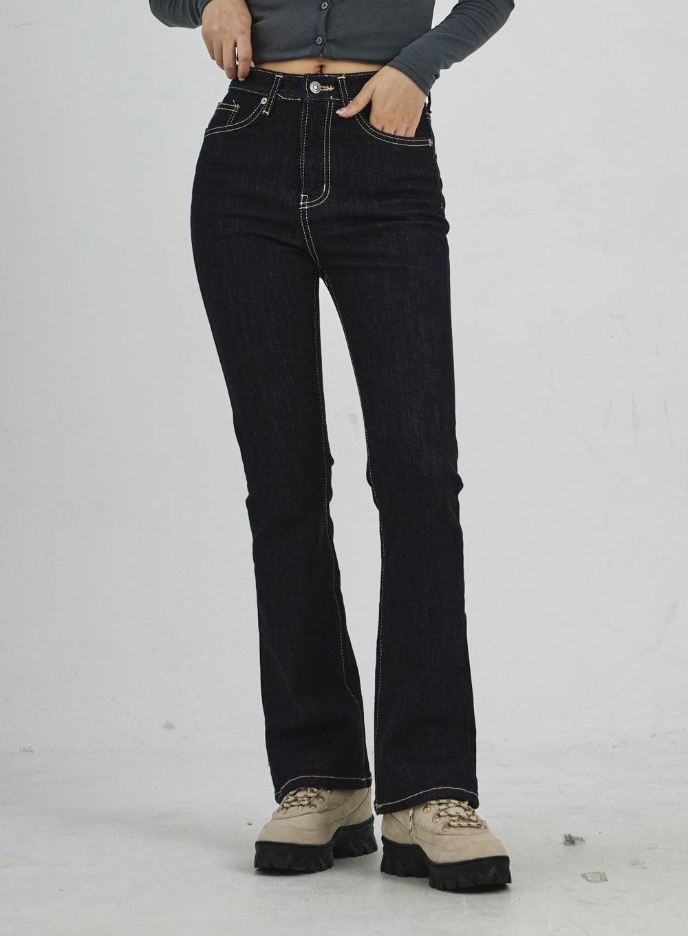 Bootcut Denim Pants CD02