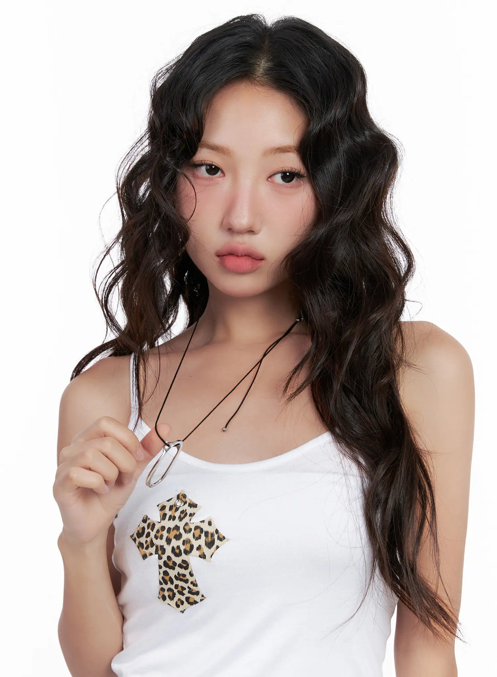 Statement Oval-Ring Necklace CL522