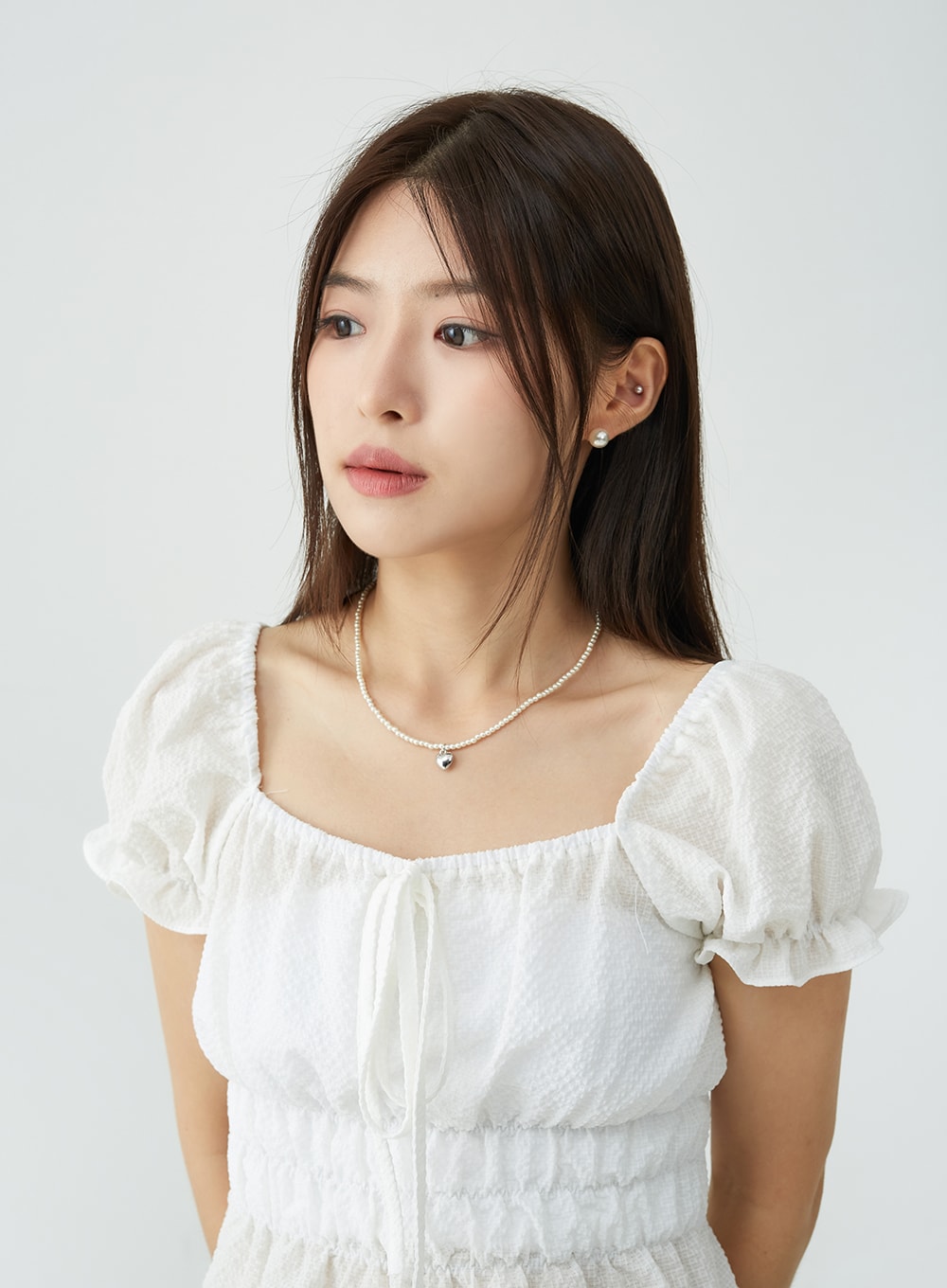 Simple Pearl Earrings Set OU7