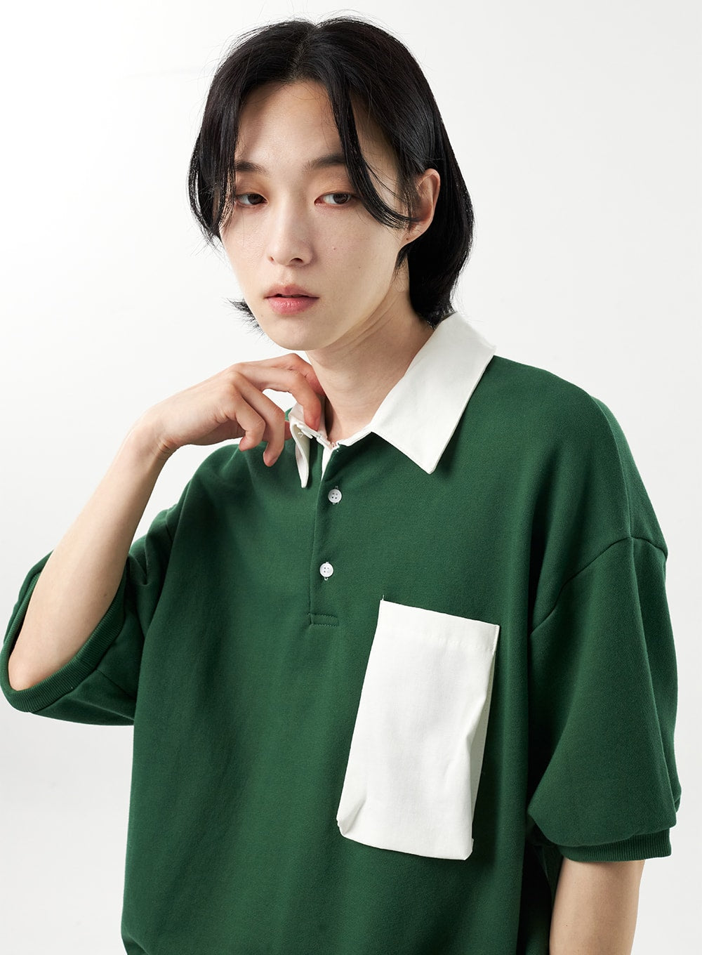 Two Color Polo Tee Unisex CU315