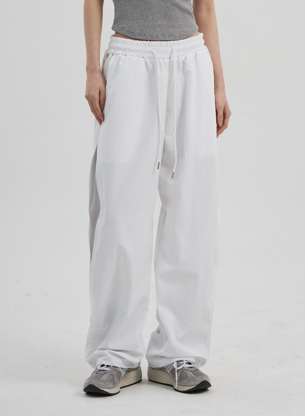 Drawstring Baggy Track Pants CF308