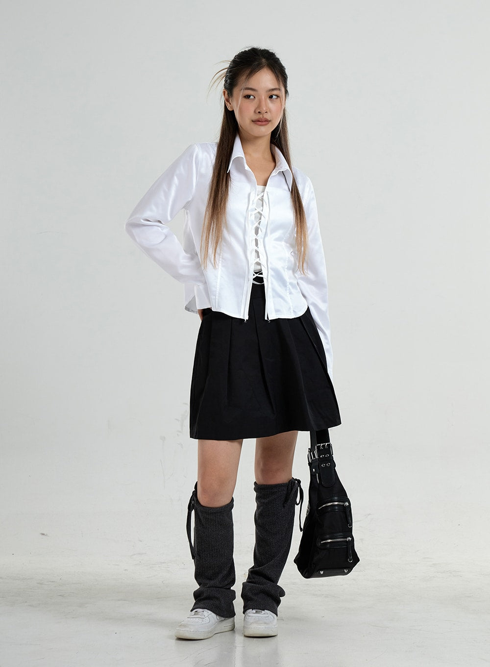 Cross String Blouse CO25