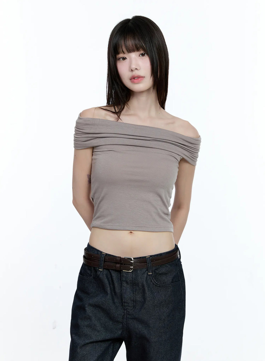 Double Strap Faux Leather Belt CG511