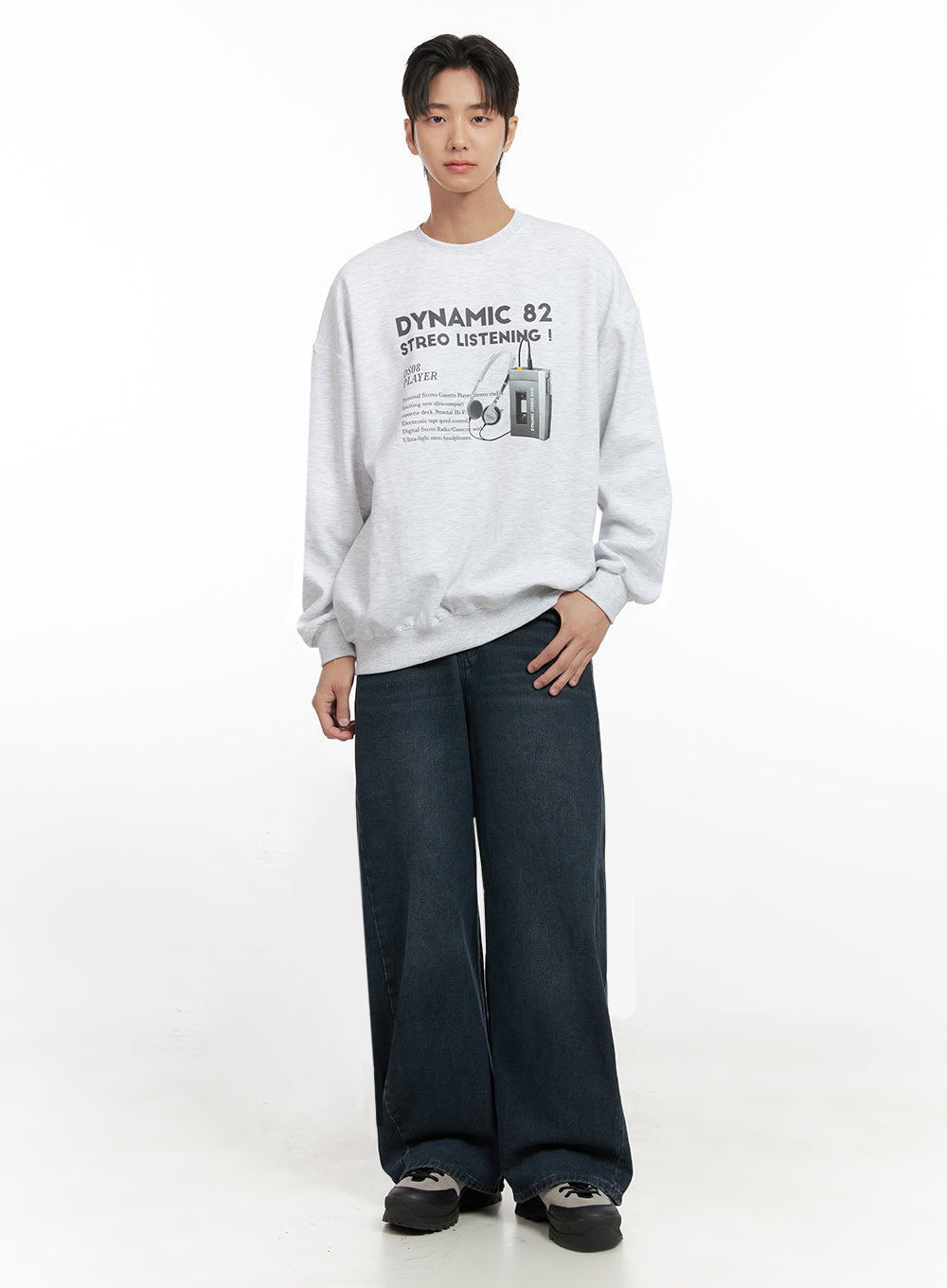 Men's Graphic Cotton Sweatshirt ID406