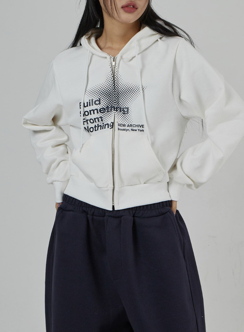 Graphic Zipper Hoodie CD27