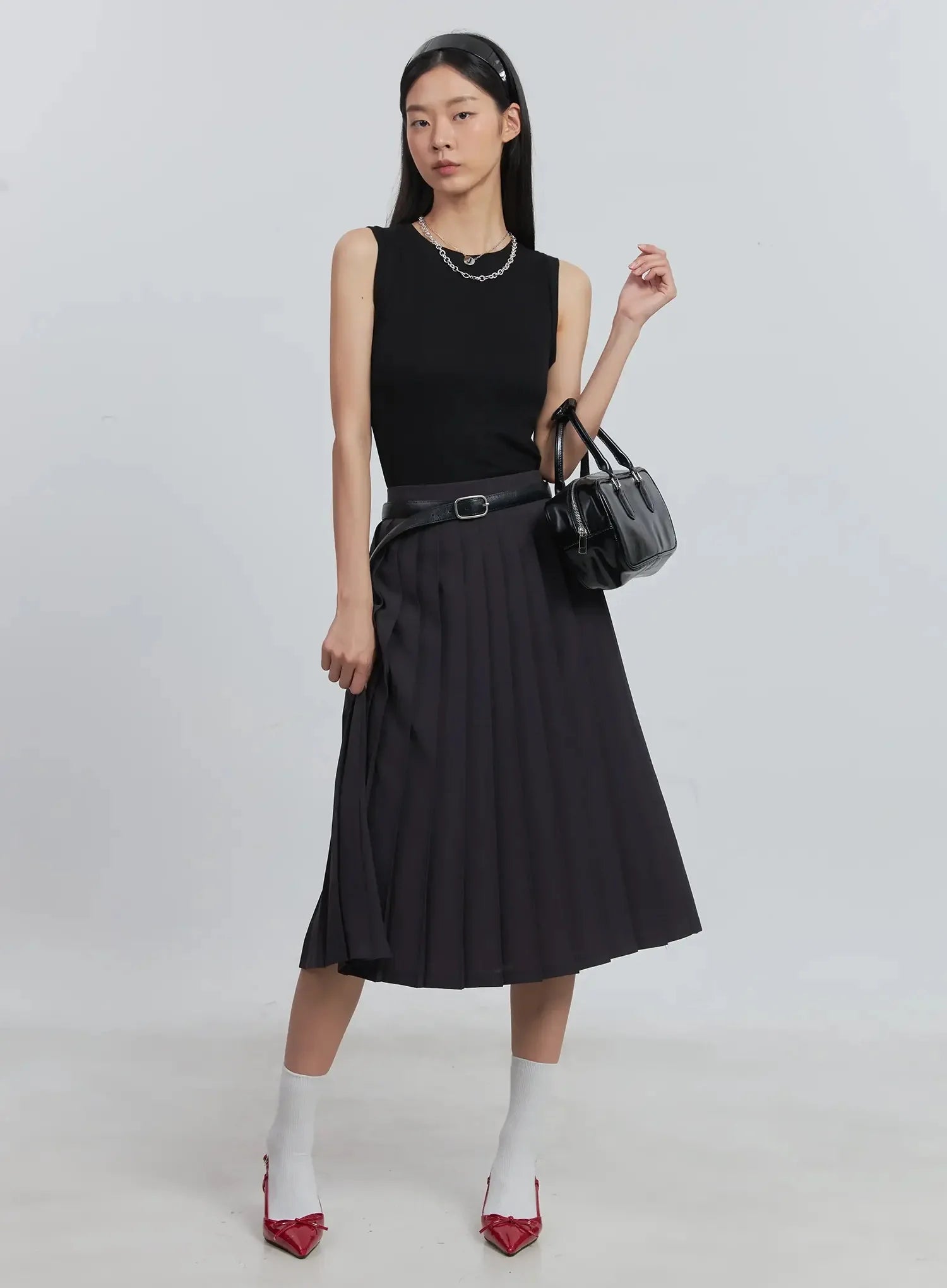 Basic Round-Neck Tank Top IU512