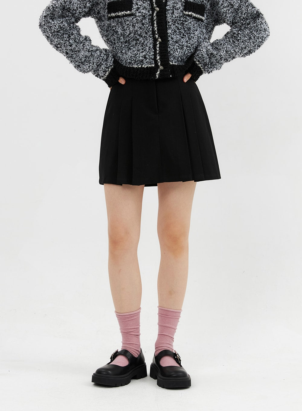 Wool Blend Mini Skirt OO305