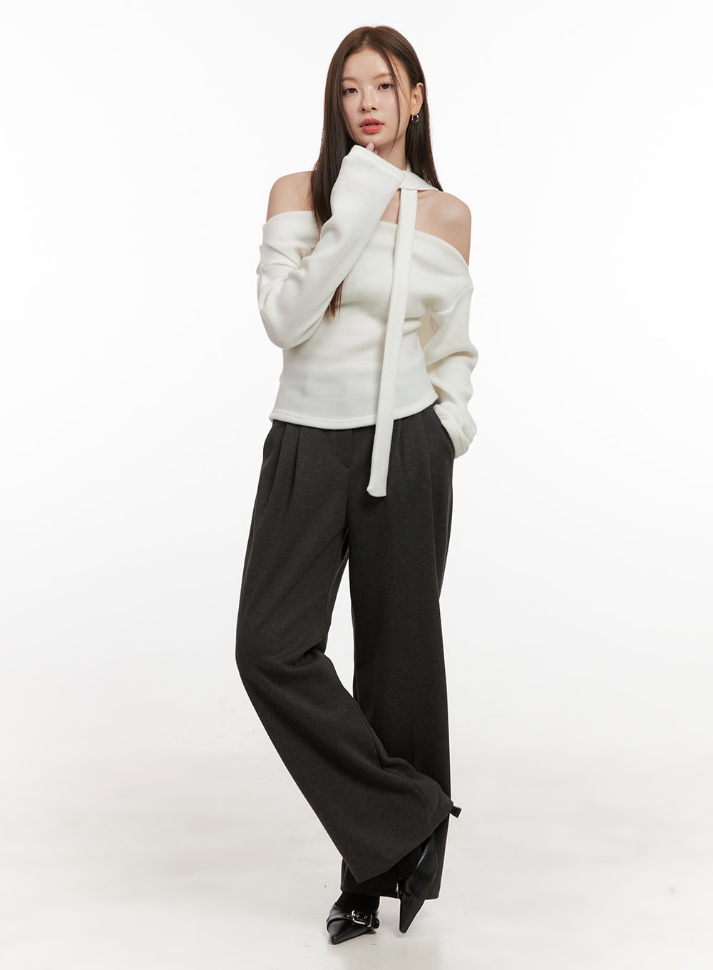 Long Sleeve Off Shoulder Blouse OD417