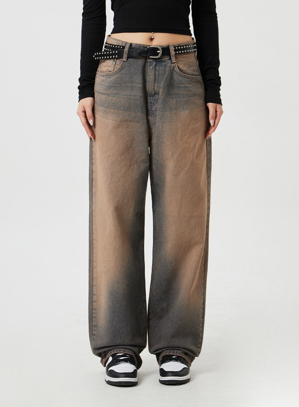 Brown Wash Jeans CM303