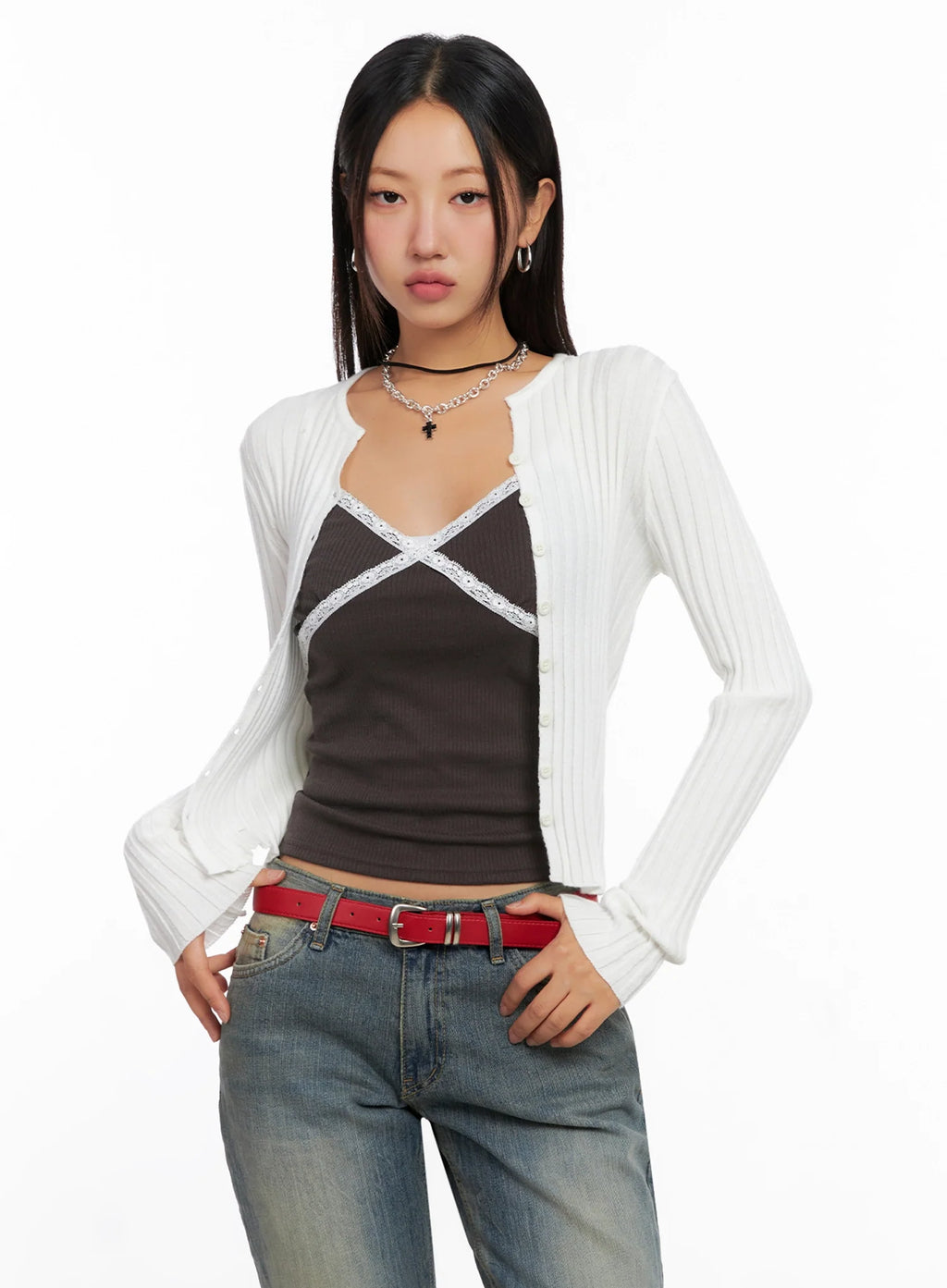 Square Buckle Basic Belt IG527