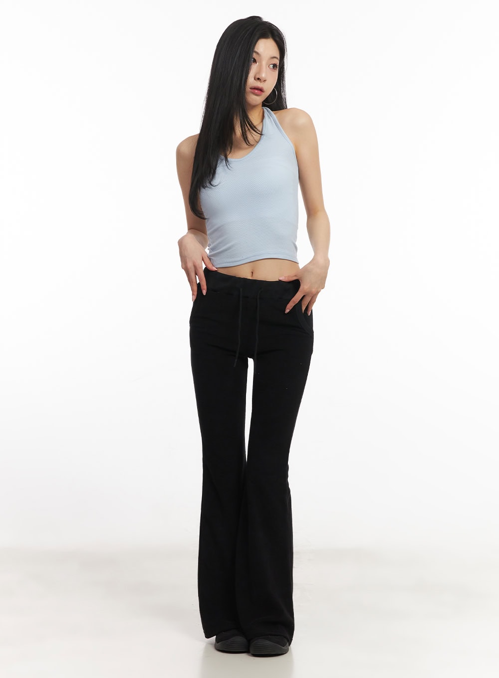 Essential Halter Crop Tank Top CA503