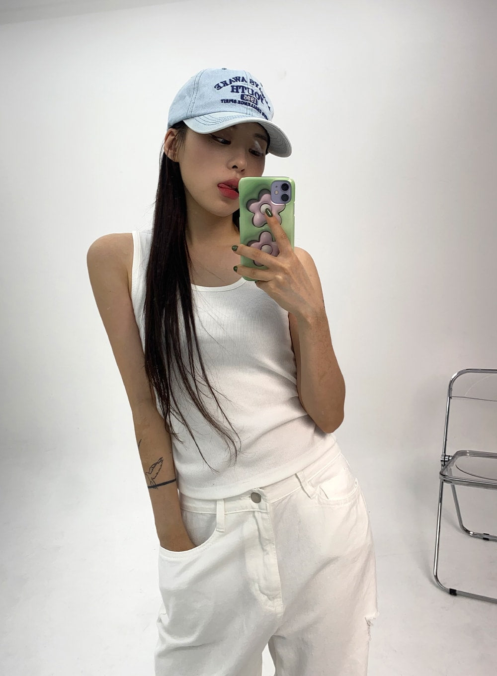 Denim Baseball Cap CL331