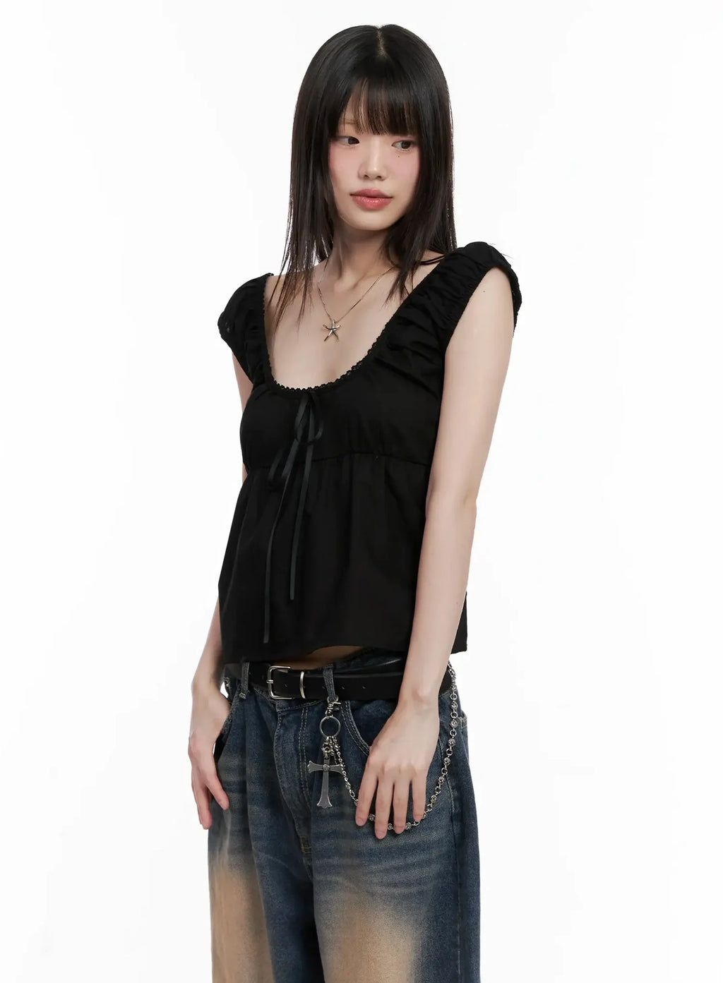 Lace Detail Blouse IL531