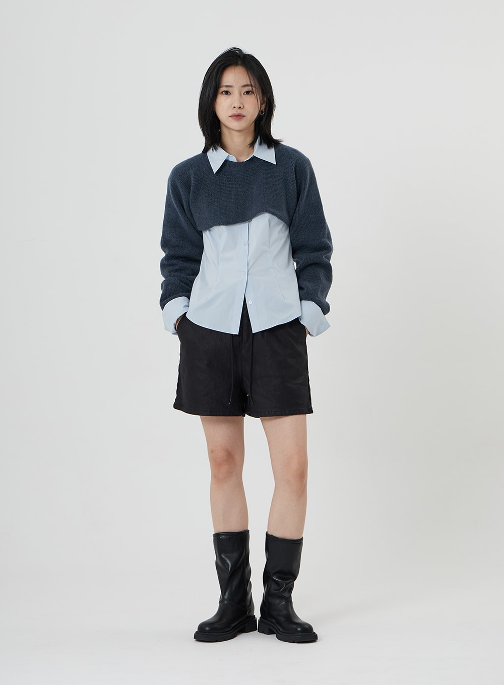 Long Sleeves Crop Knit ON23