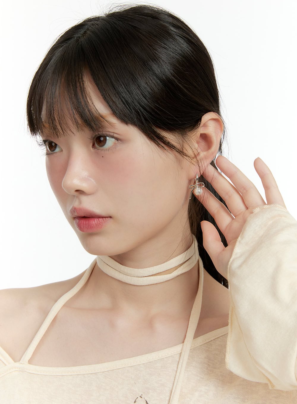 Jiny Ribbon Earrings IG406