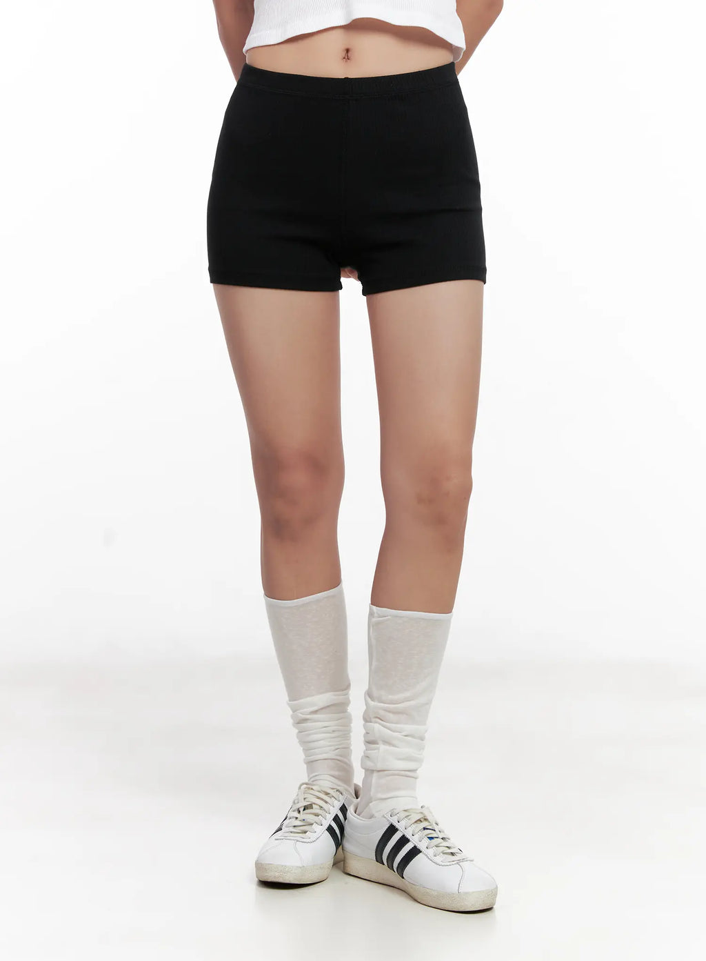 Ribbed Cotton Shorts CL521