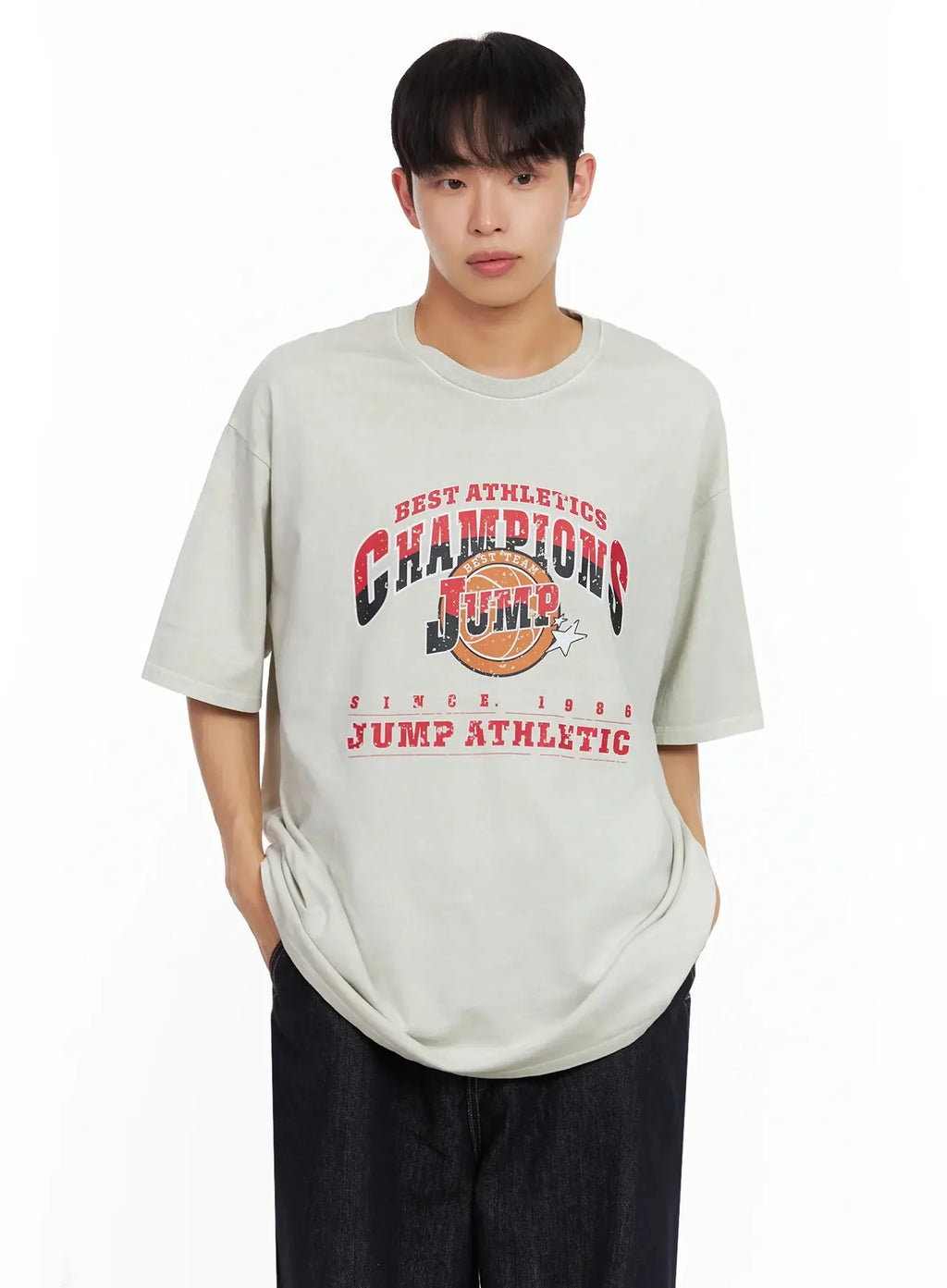 Men's Sporty Graphic T-Shirt IL516