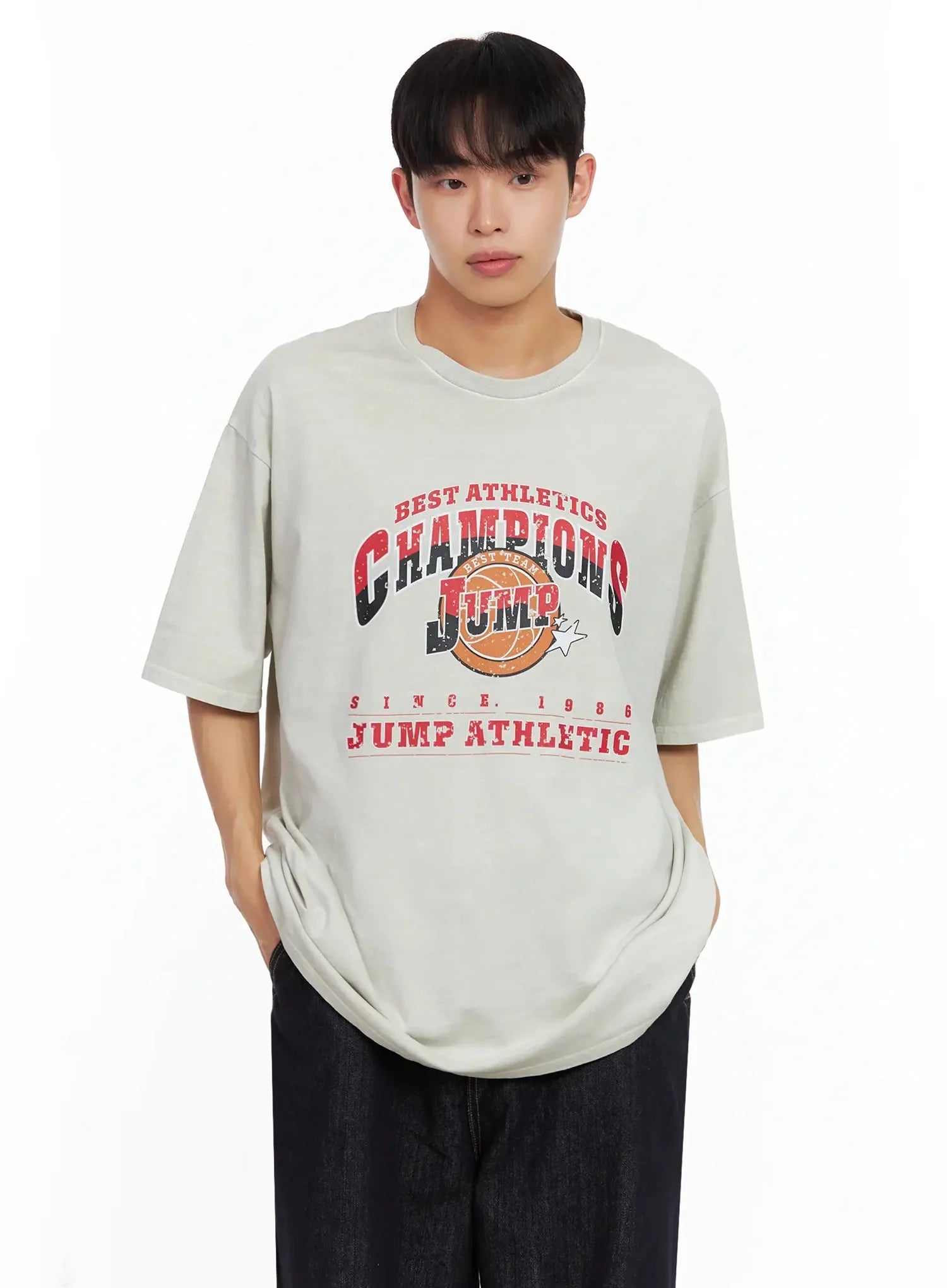 Men's Sporty Graphic T-Shirt IL516