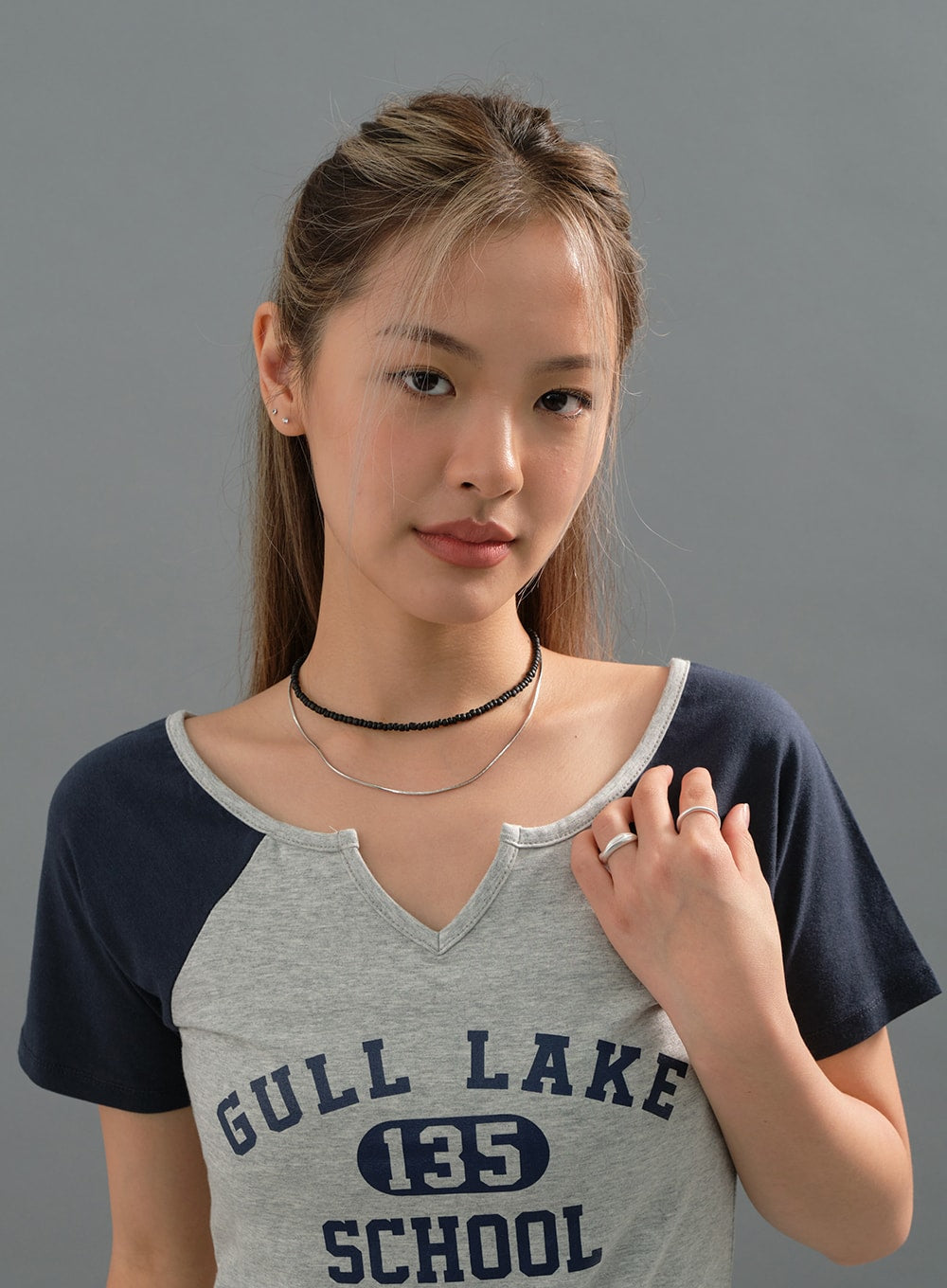 Wooden Beaded Necklace CJ22