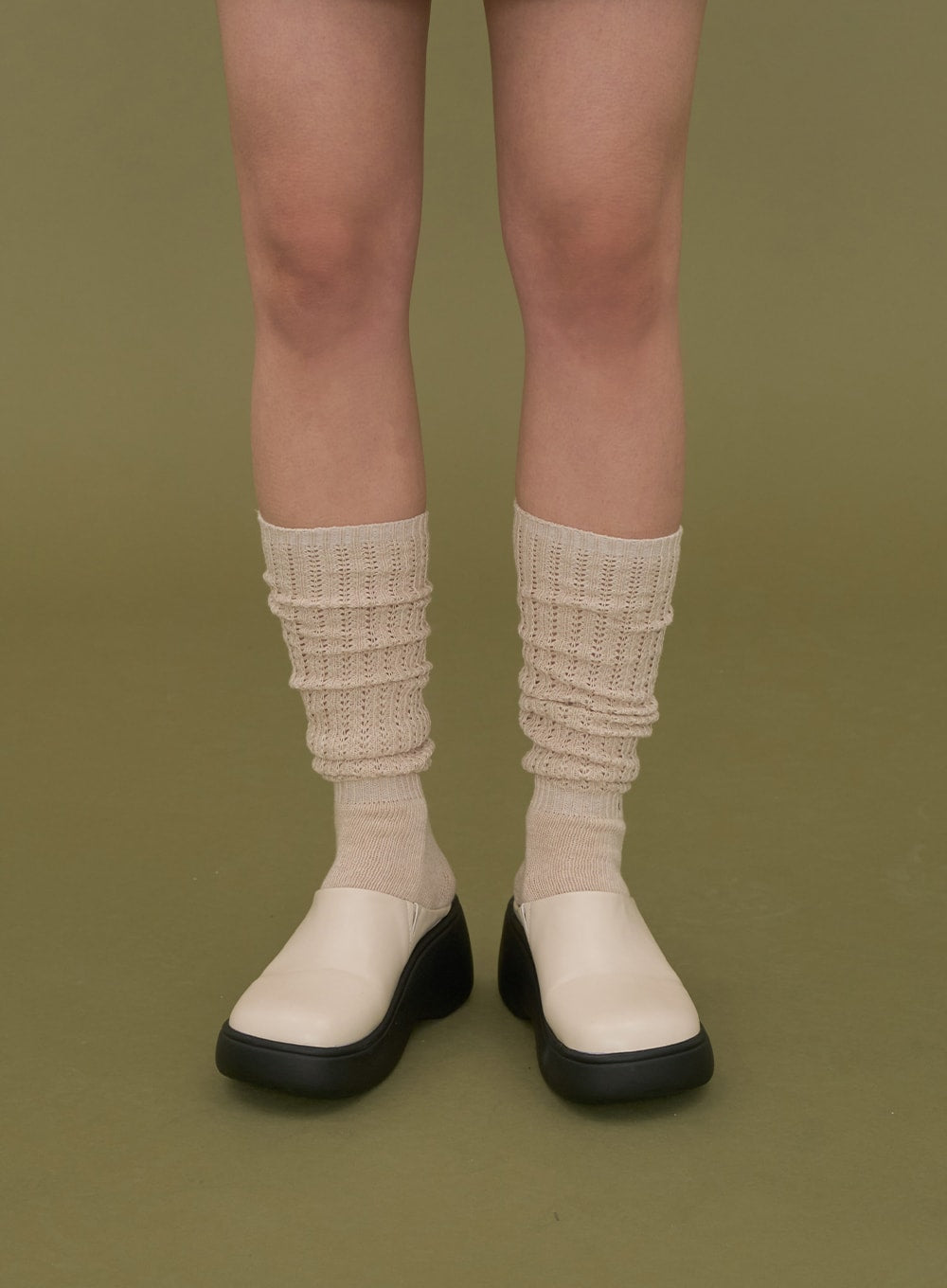 Cotton Knee Socks C2601