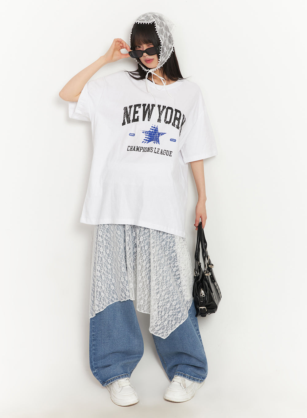 NY Graphic Oversize T-Shirt IY502