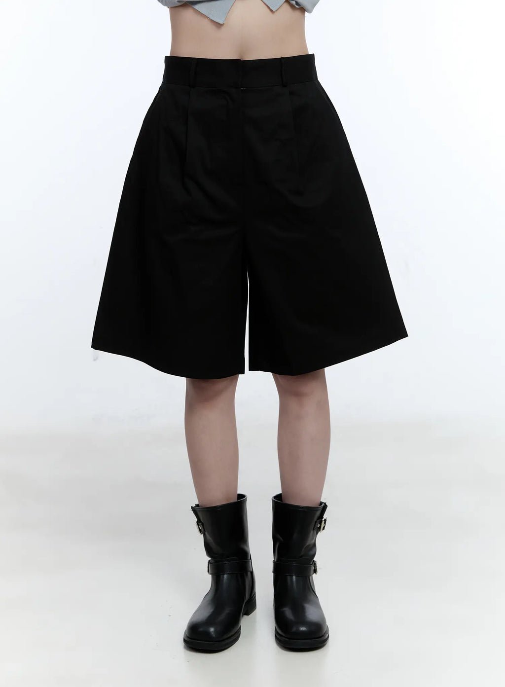 Pintuck Wide Jorts CG512