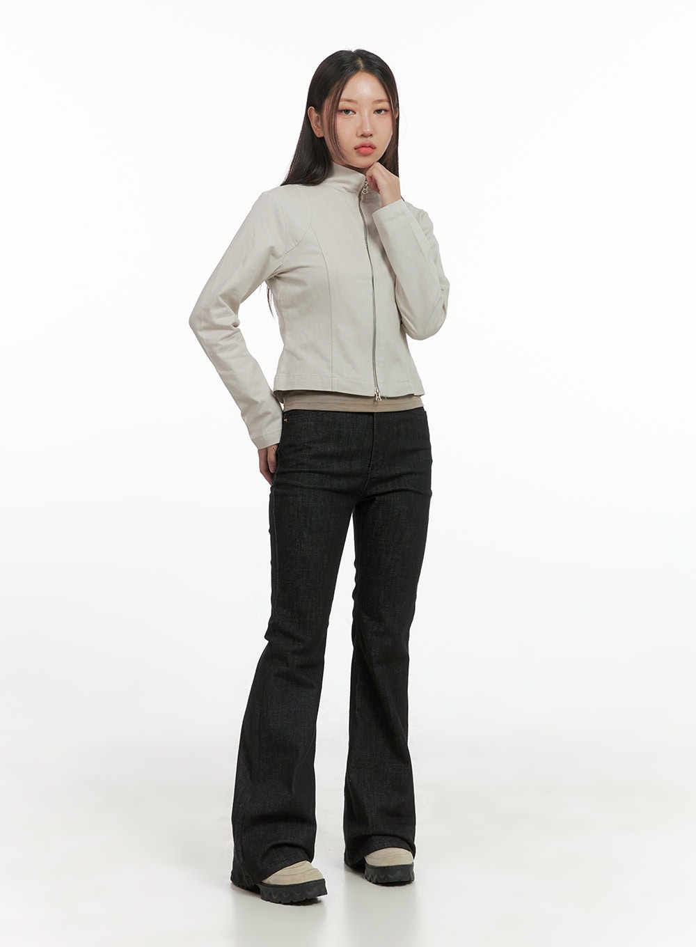 Noah Slim Bootcut Raw Denim Jeans CO404