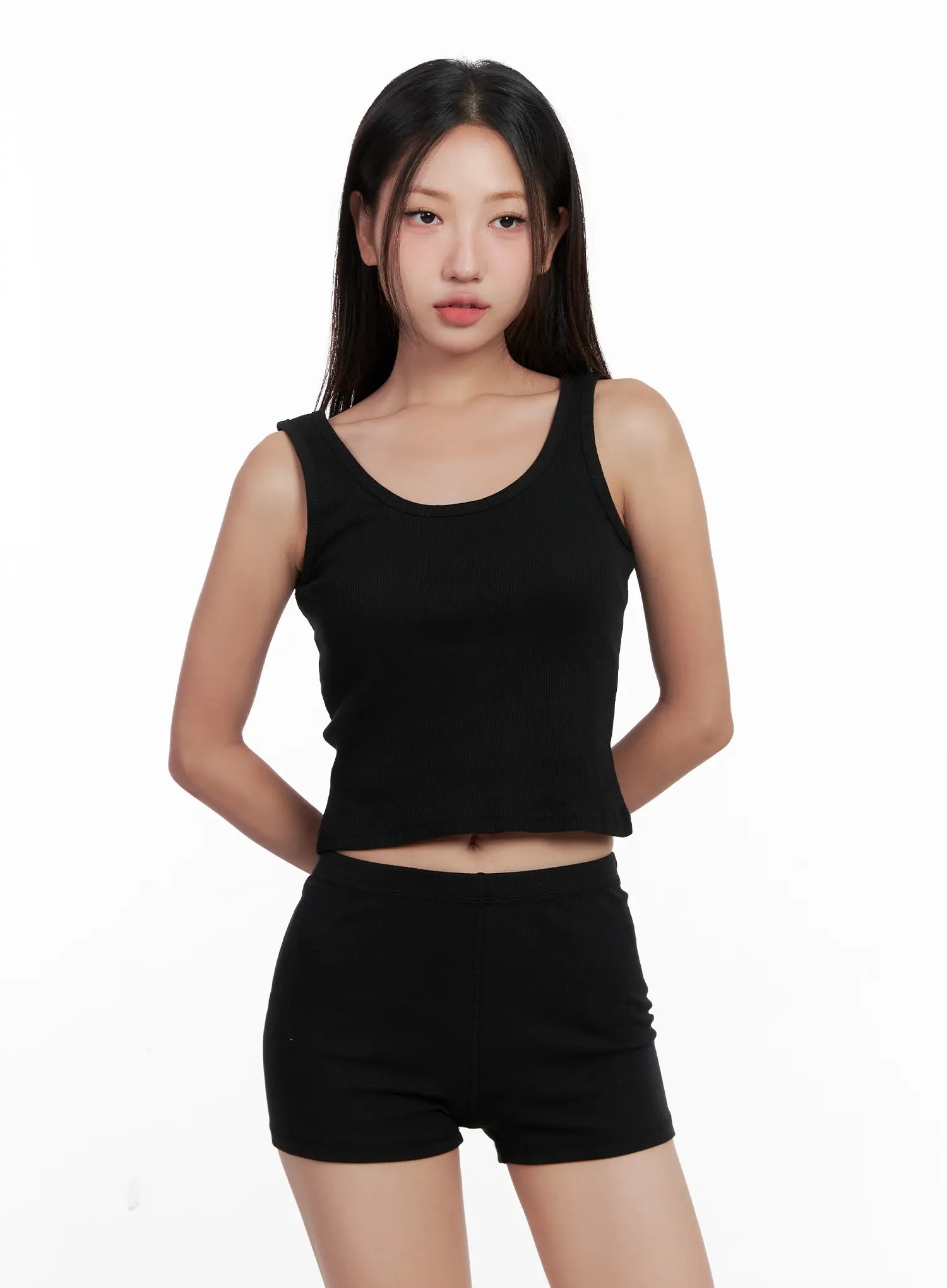Essential Ribbed Crop Tank CL521