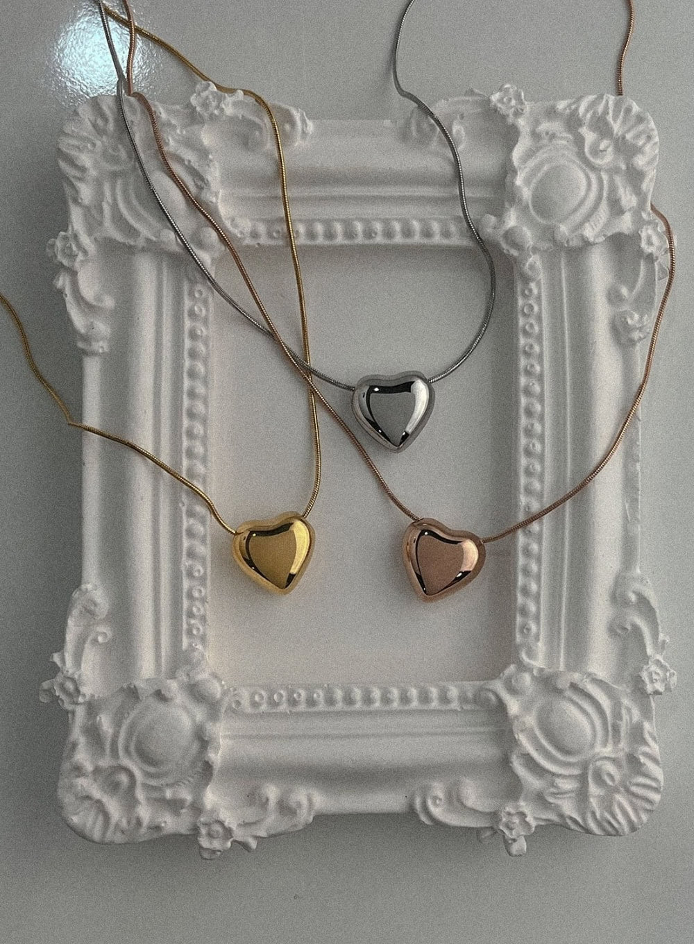 Bold Heart Necklace IL405
