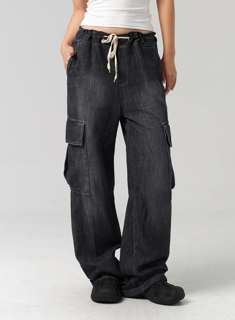 Wide Cargo Jeans CL305