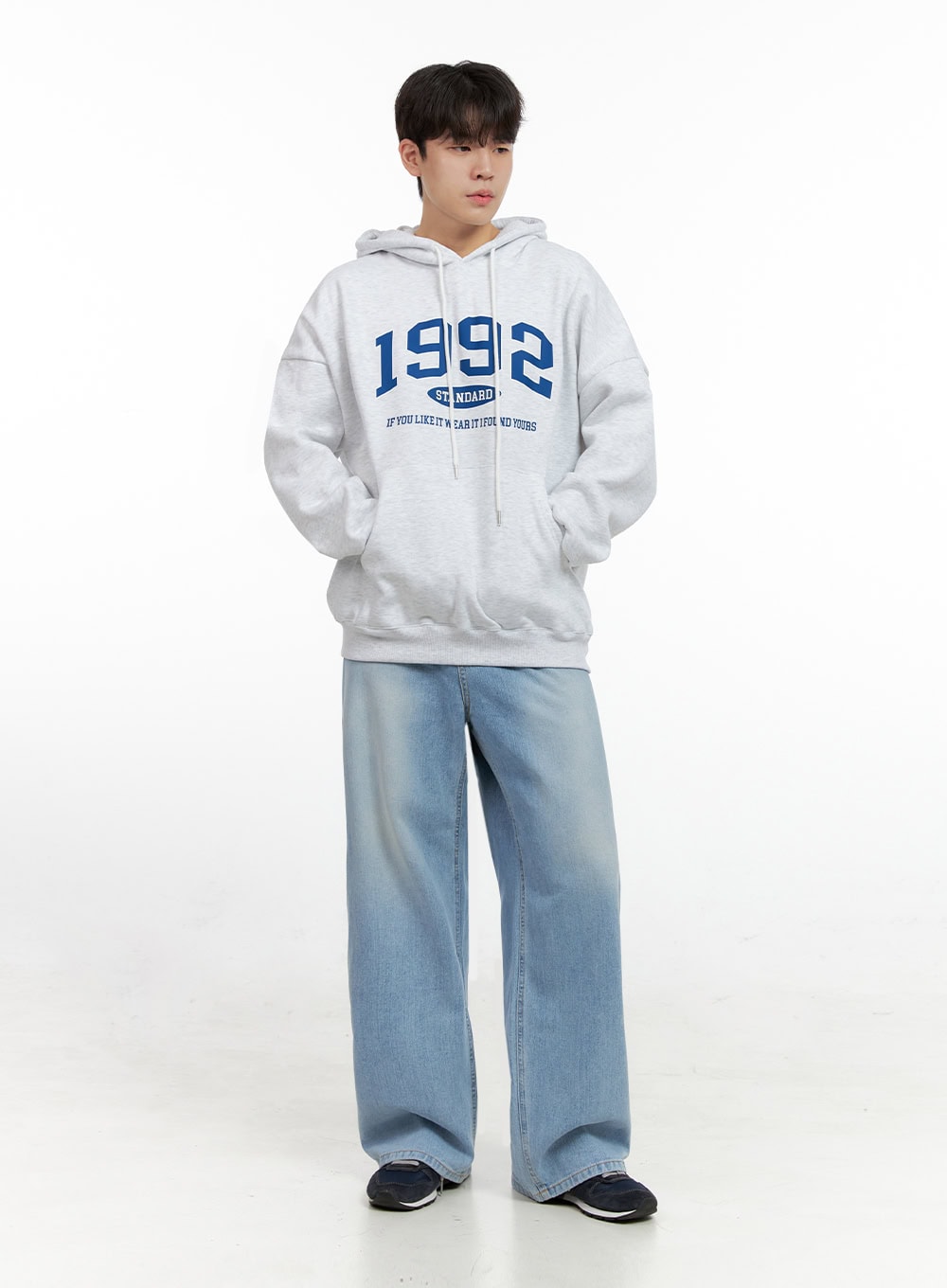 Men's Long Sleeve Hoodie Sweatshirt IN422