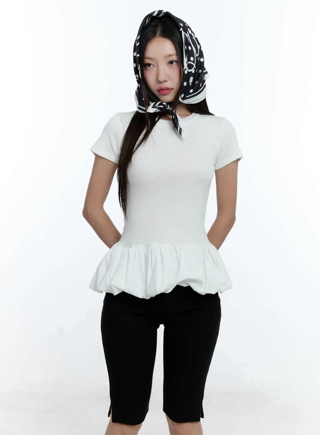 Polka Dot Graphic Scarf CU527